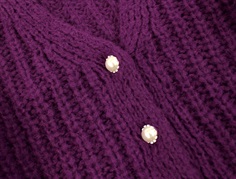 Name It grape juice short knit cardigan